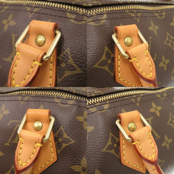 LOUIS VUITTON Brown Monogram Speedy 35 Bag - Picture 6 of 10